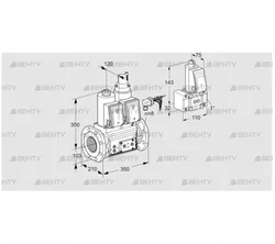 VCS8100F05NLWRE/PPPP/PPZ- (88206557) Сдвоенный газовый клапан Kromschroder