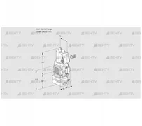 VAD1-/15R/NPGR-25B (88027505) Газовый клапан с регулятором давления Kromschroder