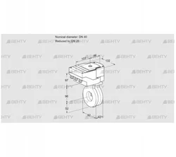 IBA40/25Z05/20-30Q3TR10 (88303173) Дроссельная заслонка Kromschroder