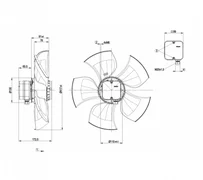 Осевой вентилятор ebmpapst A4D420AU0202
