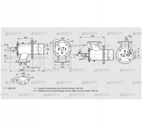 ZIO 200KBL-350/335-(38)D (84277146) Газовая горелка Kromschroder