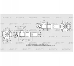 BIC 100RBL-400/435-(111)E (84033350) Газовая горелка Kromschroder