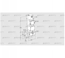 VK 50F80MHXG43D (85314107) Газовый клапан с приводом Kromschroder