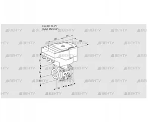 IFC3T50/50N05-40MMPP/20-15Q3E-I (88303305) Регулирующий клапан с сервоприводом Kromschroder