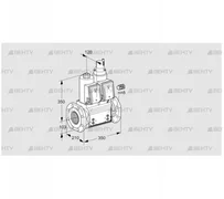 VCS8100F05NLQR3B/PPPP/PPPP (88203543) Сдвоенный газовый клапан Kromschroder