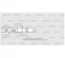 BIC 65/50HBR-0/35-(108)E (84031115) Газовая горелка Kromschroder