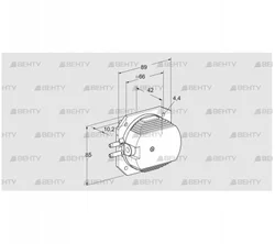 DL 4EG-1 (84444181) Датчик-реле давления воздуха Kromschroder