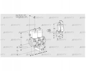 VCD2E40R/40R05ND-25WL/PPZS/MMMM (88103119) Регулятор давления Kromschroder